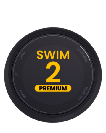 LCD Assembly with Frame for Garmin Swim 2 (2019) (Black) (Premium)