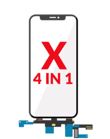 G+ OCA PRO 4-in-1 (Front Glass + Frame + Short Touch + OCA) for iPhone X
