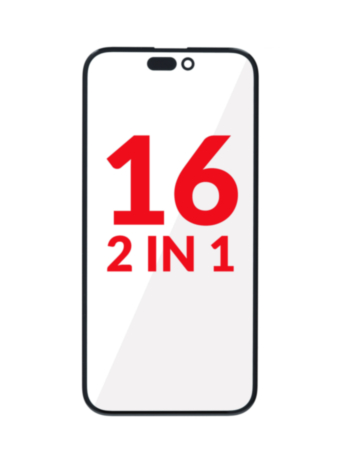 G+ OCA PRO 2-in-1 (Front Glass + OCA) for iPhone 16 (Pack of 5)