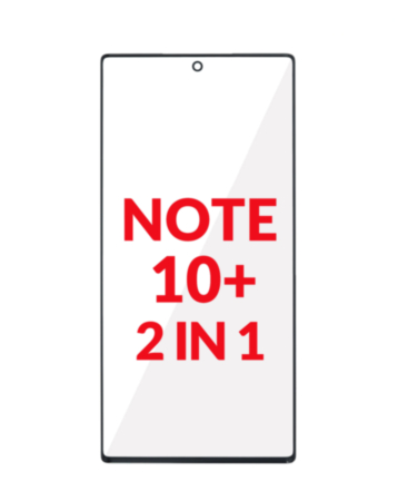 2-in-1 (Front Glass + OCA) for Galaxy Note 10 Plus (Premium)