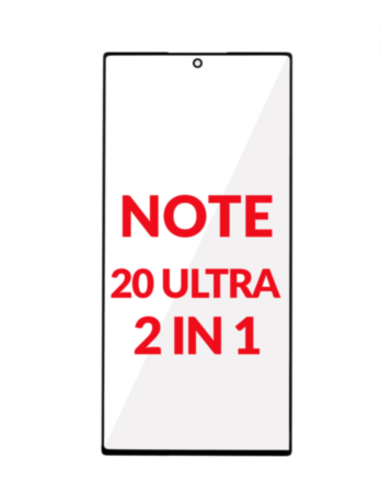 2-in-1 (Front Glass + OCA) for Galaxy Note 20 Ultra (Premium)