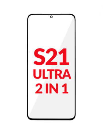 2-in-1 (Front Glass + OCA) for Galaxy S21 Ultra (Premium)