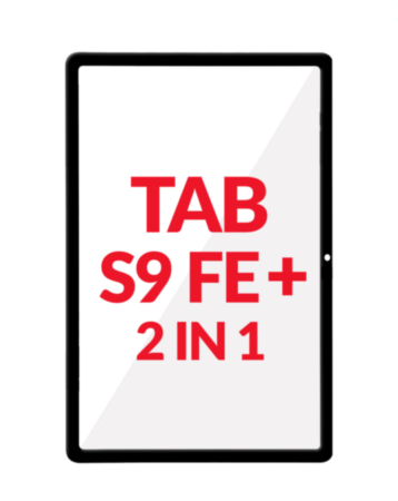G+ OCA PRO 2-in-1 (Front Glass + OCA) for Galaxy Tab S9 FE Plus 12.4'' (X610 / X616) (BLACK) (Premium)