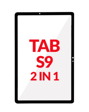 G+ OCA PRO 2-in-1 (Front Glass + OCA) for Galaxy Tab S9 (X710) (BLACK) (Premium)