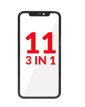 G+ OCA PRO (3in1) (Front Glass + Metal Frame + OCA) for iPhone 11 (Single Pack)