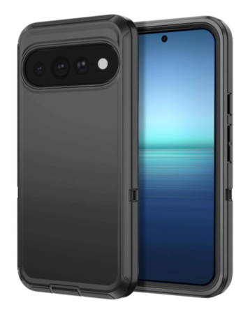 Heavy Duty Case for Google Pixel 9 Pro XL / 10 Pro XL / 11 Pro XL (Black) (Only Ground Shipping)