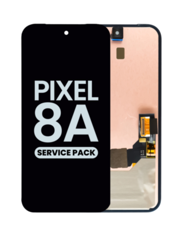 OLED Assembly for Google Pixel 8A (with Fingerprint Sensor) (Service Pack)