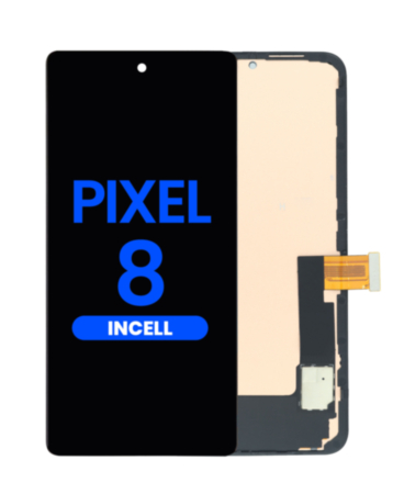 LCD Assembly with Frame for Google Pixel 8 (without Fingerprint Sensor) (Aftermarket Incell)