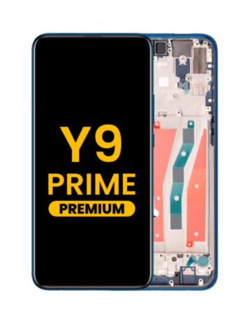 LCD Assembly with Frame for Huawei Y9 Prime (2019) (Premium) (SAPPHIRE BLUE)