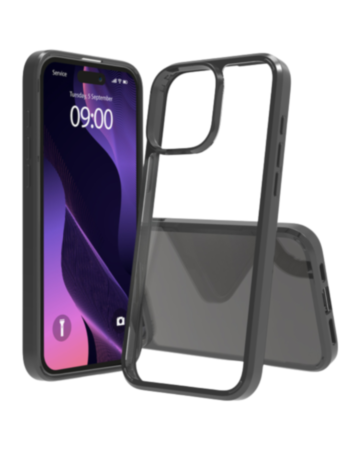 Hybrid Case with Air Cushion Technology - BLACK for iPhone 16 Pro (Only Ground Shipping)
