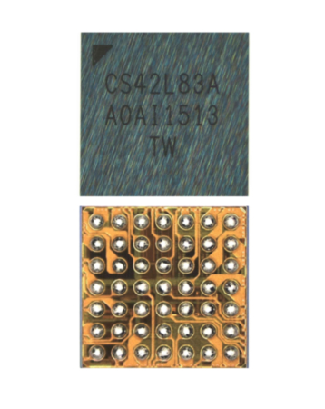 Big Audio IC (CS42L83A) for iPad 6 (2018) / iPad 7 (2019) / iPad 8 (2020) / iPad 9 (2021) / iPad Pro 9.7" / iPad Pro 10.5" / iPad Pro 12.9" (2nd Gen / 2017) / iPad Mini5 / iPad Air 3
