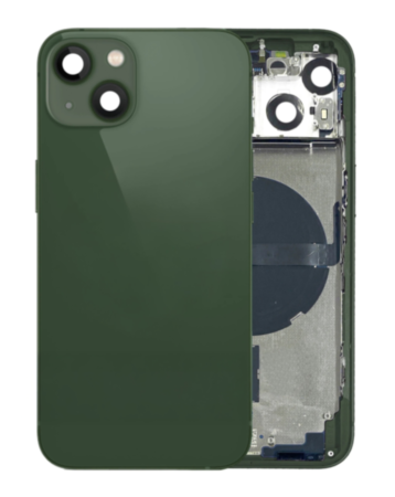 Housing Frame with Small Parts Pre-Installed for iPhone 13 (GREEN) (International) (OEM Pull B Grade)