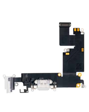 Charging Port Flex Cable for iPhone 6 Plus (WHITE) (Premium)