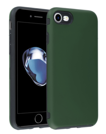 Full Cover New Design Silicone Case - GREEN for iPhone 7 / 8 (Only Ground Shipping)