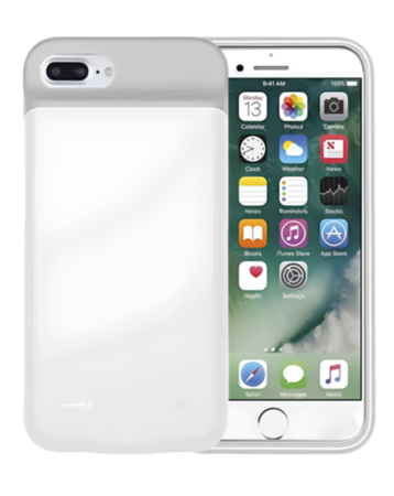 Slim Protective Charging Case (4000 mAh) for iPhone 8P/7P/6SP/6P (GRAY) (Only Ground Shipping)