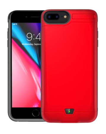 Portable Protective Charging Case (8500 mAh) for iPhone 8P/7P/6SP/6P (RED) (Only Ground Shipping)