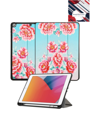 360 Degree Rotating Swivel Stand Case - ROSE for iPad 10.2" (7th / 8th / 9th) / Air 3 / Pro 10.5 (Only Ground Shipping)