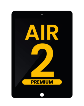 LCD and Digitizer Assembly for iPad Air 2 (BLACK) (Sleep / Wake Sensor Flex Pre-Installed) (Premium)