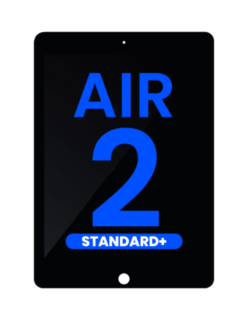 Standard+ LCD and Digitizer Assembly for iPad Air 2 (BLACK) (Sleep / Wake Sensor Flex Pre-Installed)