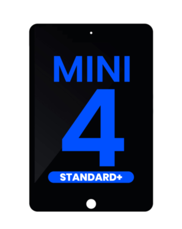 Standard+ LCD and Digitizer Assembly for iPad Mini 4 (BLACK) (Sleep / Wake Sensor Flex Pre-Installed)