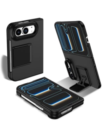 Square Kickstand Case for iPhone Duo (Black) (Only Ground Shipping)