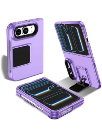 Square Kickstand Case for iPhone Duo (Purple) (Only Ground Shipping)
