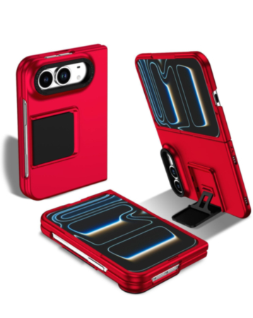 Square Kickstand Case for iPhone Duo (Red) (Only Ground Shipping)