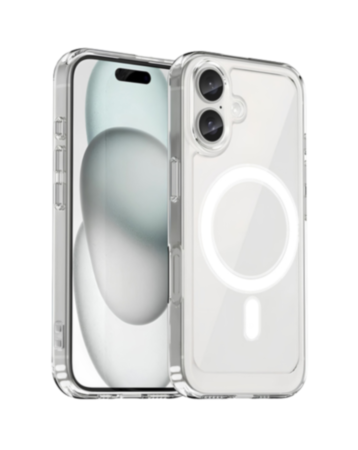 iPhone 16 Plus Wireless Charging Clear Case (Only Ground Shipping)