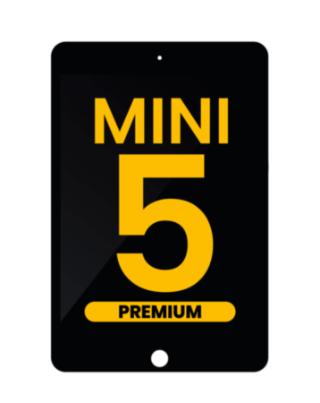 LCD and Digitizer Assembly for iPad Mini 5 (BLACK) (Sleep / Wake Sensor Flex Pre-Installed) (Premium)