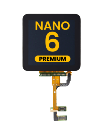 LCD Assembly for iPod Nano 6 (BLACK) (Premium)
