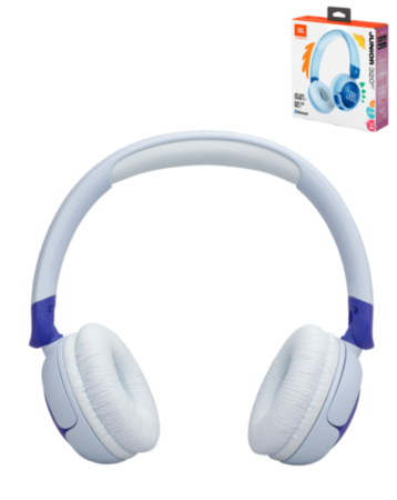 JBL JR320BT Bluetooth Kids Wireless On-Ear Headphones (Blue) (Only Ground Shipping)