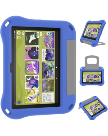 Lightweit Shockproof EVA Case with Handle Stand - LIGHT BLUE for Kindle Fire Max 11 (2023) (Only Ground Shipping)