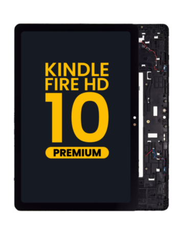 LCD Assembly with Frame for Amazon Kindle Fire HD 10 (11th Gen / 2021) (T76N2B) (Premium)