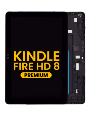 LCD Assembly with Frame for Amazon Kindle Fire HD 8 (12th Gen / 2022) (Premium)