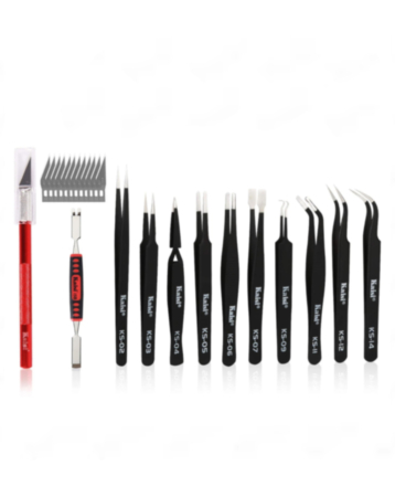 Kaisi 12in1 Precision Tweezer Set (Only Ground Shipping)