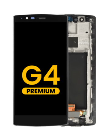 LCD Assembly with Frame for LG G4 (D810) (BLACK) (Premium)