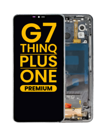 LCD Assembly with Frame for LG G7 ThinQ / G7+ ThinQ / G7 One (BLACK) (Premium)