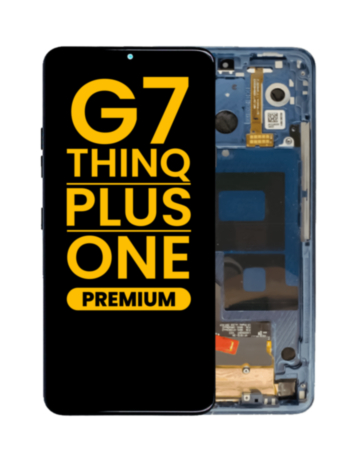 LCD Assembly with Frame for LG G7 ThinQ / G7+ ThinQ / G7 One (BLUE) (Premium)
