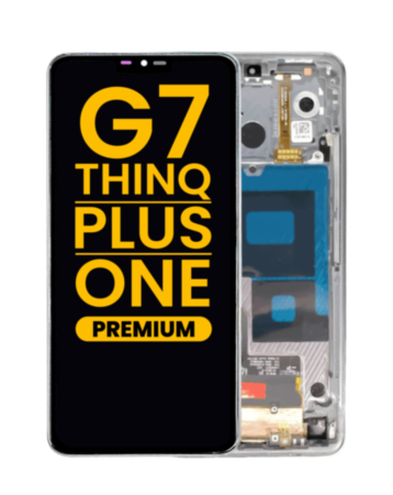 LCD Assembly with Frame for LG G7 ThinQ / G7+ ThinQ / G7 One (GRAY) (Premium)