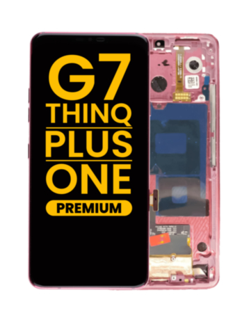 LCD Assembly with Frame for LG G7 ThinQ / G7+ ThinQ / G7 One (RED) (Premium)