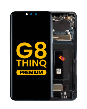 OLED Assembly with Frame for LG G8 ThinQ (G820) (BLACK) (Premium)