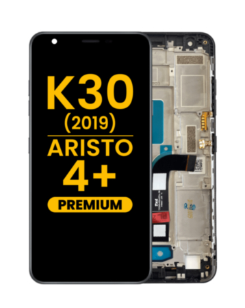 LCD Assembly with Frame for LG K30 2019 / Aristo 4+ / Escape Plus / Arena 2 / Tribute Royal (BLACK) (Premium)