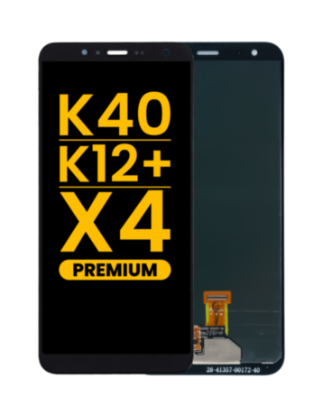 LCD Assembly without Frame for LG K40 (X420) / K12 Plus / X4 (2019) (BLACK) (Premium)