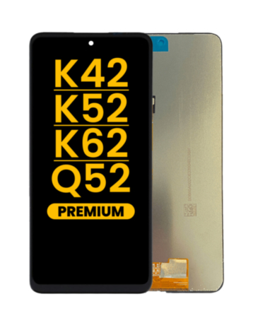 LCD Assembly without Frame for LG K62 / K52 / K42 / Q52 (BLACK) (Premium)