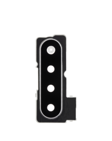 Back Camera Lens with Bracket for LG Stylo 6 (White)