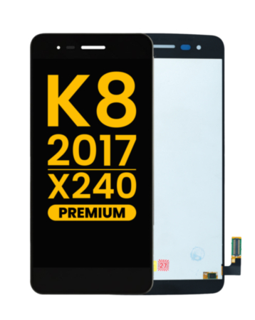 LCD Assembly without Frame for LG K8 (2017) / X240 (BLACK) (Premium)