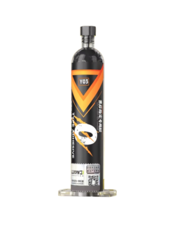 LuoWei LW-Y03 High Viscosity Repair Glue for Phone Mid-Frame and Back Cover (30ml) (Black)