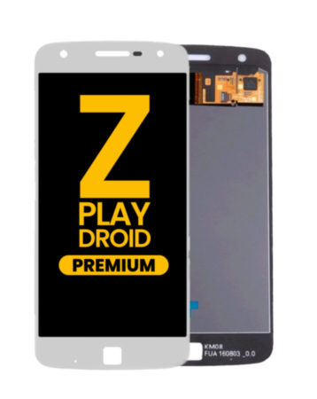 LCD Assembly without Frame for Motorola Moto Z Play Droid (XT1635) (WHITE) (Premium)