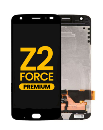 LCD Assembly with Frame for Motorola Moto Z2 Force (XT1789) (BLACK) (Premium)