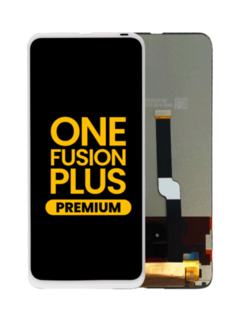 LCD Assembly without Frame for Motorola One Fusion Plus (XT2067) (WHITE) (Premium)